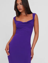 Zita Maxi Dress - Purple