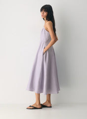 Linen maxi dress