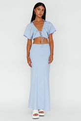 Coast To Coast Maxi Skirt Blue