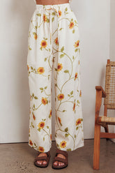 Sway Drawstring Pants Sunflower