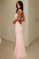 Elai Open Back Maxi Dress - Pink