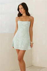 Poolside Glimmer Mini Dress