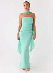 Libra Maxi Dress - Aqua