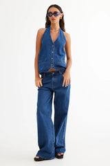 LIONESS Top Model Jeans Dark Denim