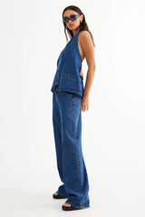 LIONESS Top Model Jeans Dark Denim