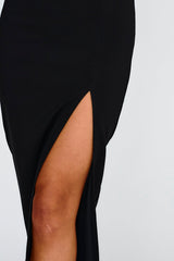 Next To You Thigh Split Skirt Black